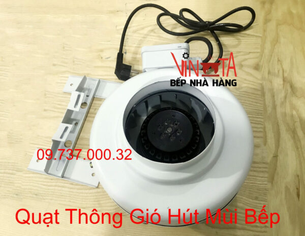 quạt hút mùi bếp nấu gia đình, quạt hút khói khử mùi nối ống D125 mm giá rẻ - Ảnh 12