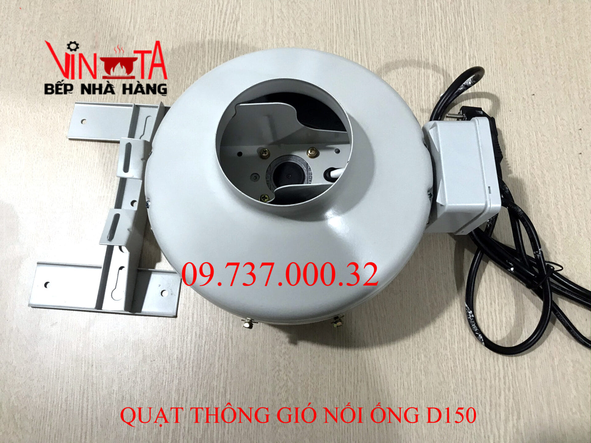 quạt thông gió nối ống d150
