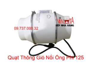 Quạt hút nối ống gió d125, quạt thông gió khử mùi hôi phòng ngủ, vệ sinh, văn phòng