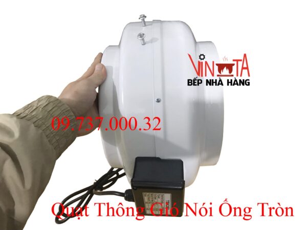 Quạt nối ống phi 250 mm, quạt hút mùi, thông gió nối ống tròn d250 mm giá rẻ - Ảnh 2