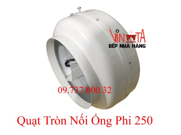 Quạt nối ống phi 250 mm, quạt hút mùi, thông gió nối ống tròn d250 mm giá rẻ - Ảnh 9