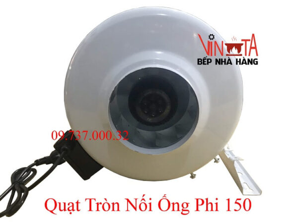 Quạt hút nối ống phi 150, Quạt thông gió, hút mùi bếp không ồn, hút khỏe - Ảnh 2