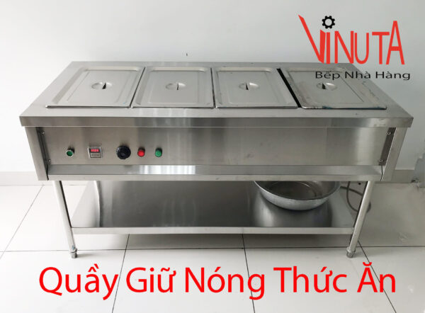 bàn hâm nóng thức ăn nhà hàng, quán ăn, khu công nghiệp chất lượng - Ảnh 7