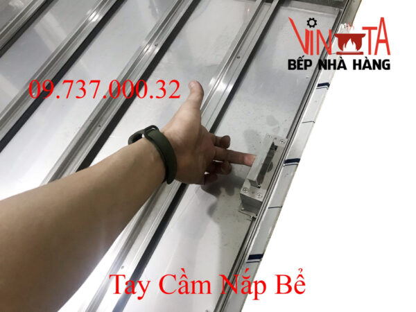 Nắp đậy bể nước ngầm 80x80 cm, inox 304, chắc chắn, bền, đẹp, giá rẻ - Ảnh 12
