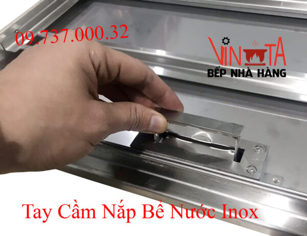 Nắp bể nước ngầm, âm sàn, inox 304, nắp đậy bể nước trong nhà - Ảnh 6