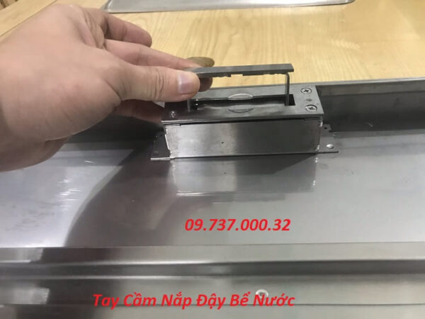 Nắp bể nước ngầm 60x60cm, Nắp đậy bể nước inox 304 thành dày giá rẻ - Ảnh 8
