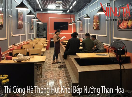 thi công hệ thống hút khói bếp nướng