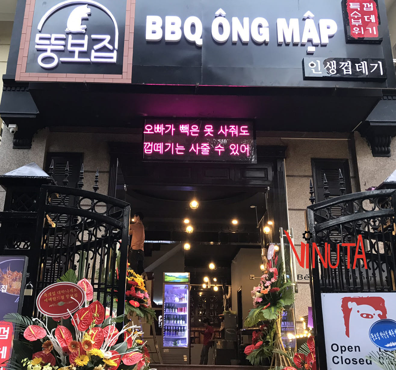 thi công lắp đặt bếp nướng than hoa tại Bắc Ninh
