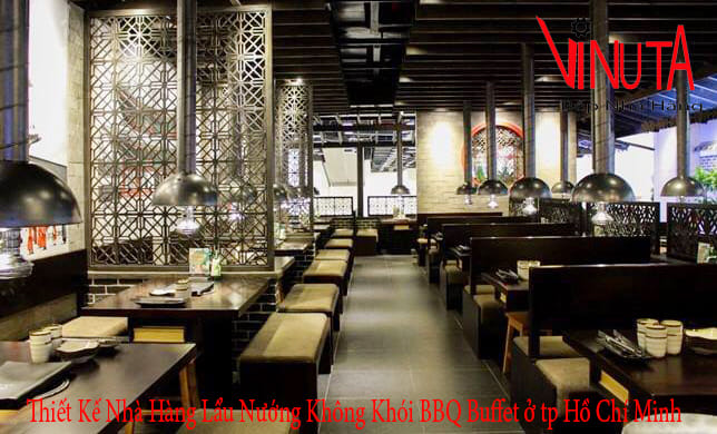 thiết kế nhà hàng lẩu nướng không khói bbq buffet ở tp hồ chí minh