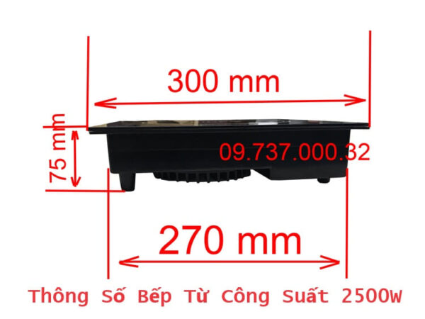 Bếp từ vuông nhà hàng 2500W, bếp lẩu âm bàn tốt nhất cho nhà hàng - Ảnh 7