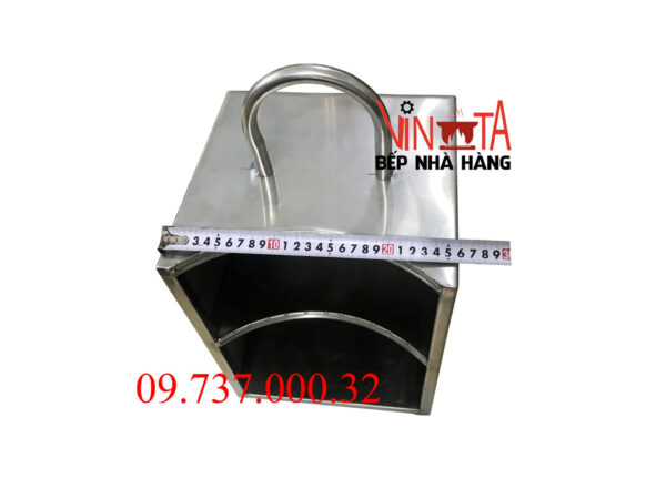 Hộp để xô than bếp nướng than hoa bbq hàn quốc, giỏ đựng bát than - Ảnh 6