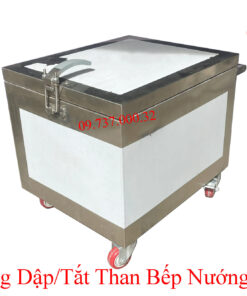 Thùng dập than, tủ, hộp dập tắt than cháy bếp nướng BBQ