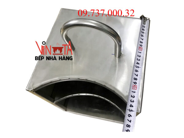 Hộp để xô than bếp nướng than hoa bbq hàn quốc, giỏ đựng bát than - Ảnh 5