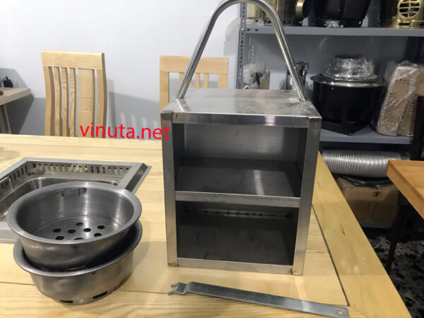 Xô Than Bếp Nướng Than Hoa - Ảnh 6