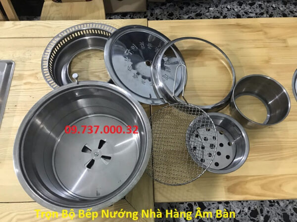 Bếp nướng BBQ hút âm, bếp nướng than hoa tại bàn không khói giá rẻ - Ảnh 4