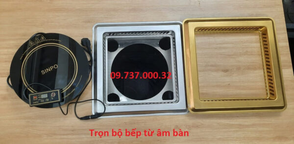 Bếp từ lẩu âm bàn nhà hàng, Bếp lẩu vuông nhà hàng chuyên lẩu buffet - Ảnh 8