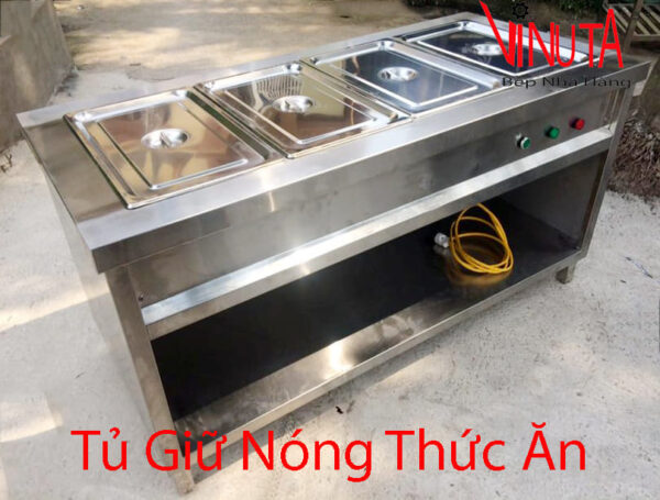 bàn hâm nóng thức ăn nhà hàng, quán ăn, khu công nghiệp chất lượng - Ảnh 5