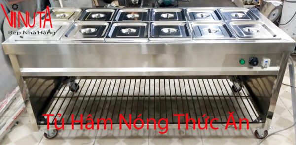 bàn hâm nóng thức ăn nhà hàng, quán ăn, khu công nghiệp chất lượng - Ảnh 4