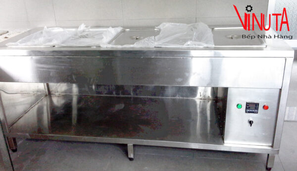 bàn hâm nóng thức ăn nhà hàng, quán ăn, khu công nghiệp chất lượng - Ảnh 3