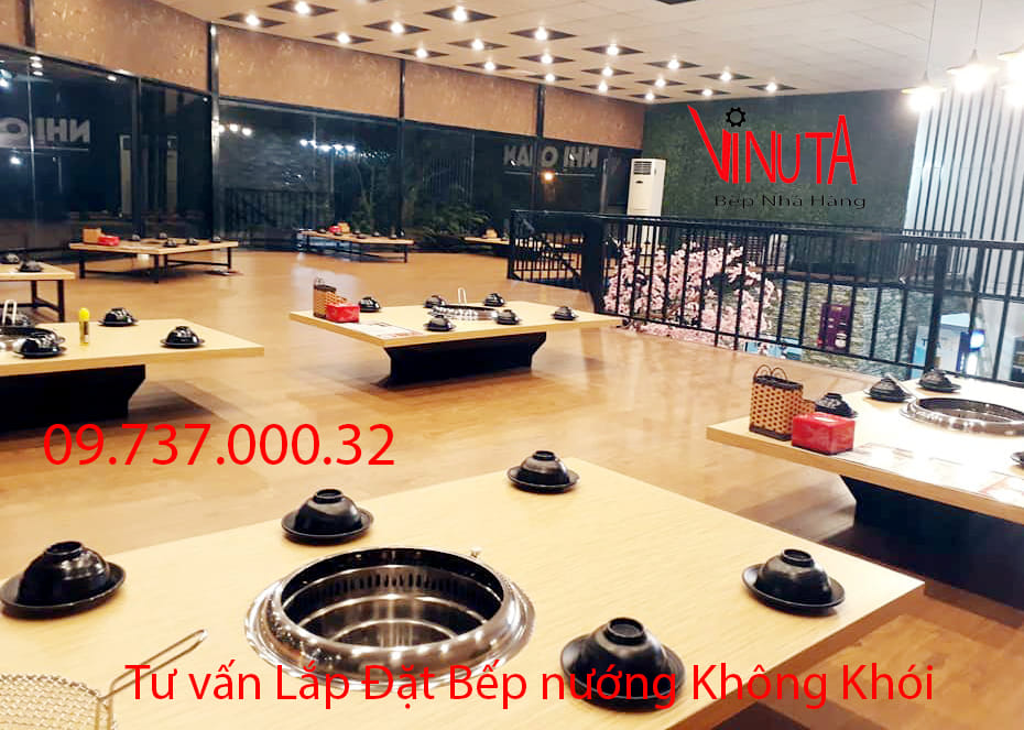 tư vấn lắp đặt bếp nướng không khói