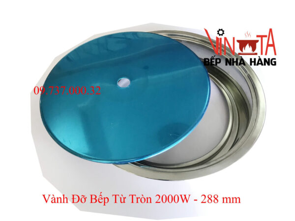 Khung Bếp từ âm bàn tròn, Giá đỡ bếp từ đơn hình tròn có nắp đậy chất liệu inox - Ảnh 13