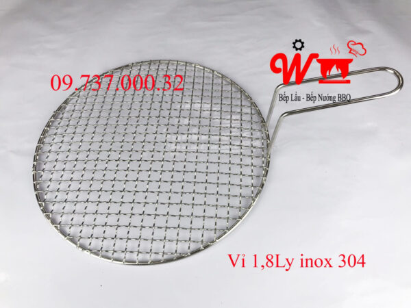 Vỉ nướng than bếp nướng, gogi, đĩa, khay, inox 304, gang chống dính - Ảnh 11