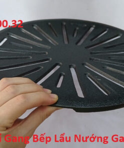 Alternative view of Vỉ nướng thịt bằng gang bếp nướng than hoa, bếp lẩu nướng ga, bếp điện