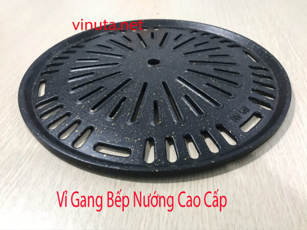 Vỉ nướng Gang chống dính bếp nướng than hoa nhà hàng - Ảnh 5