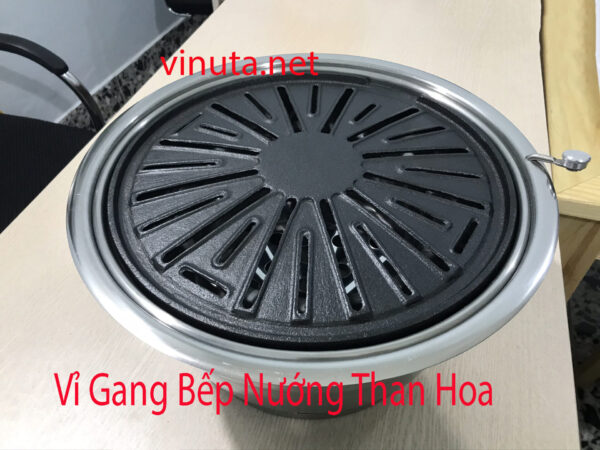 Vỉ Nướng Gang Mặt Thô - Ảnh 13