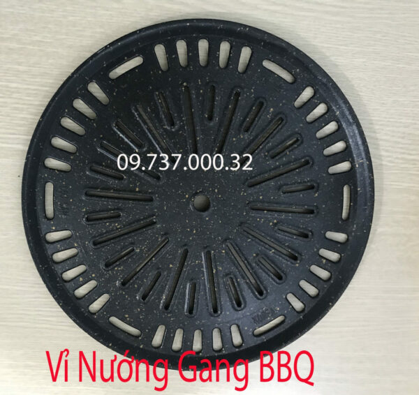 Vỉ nướng Gang chống dính bếp nướng than hoa nhà hàng