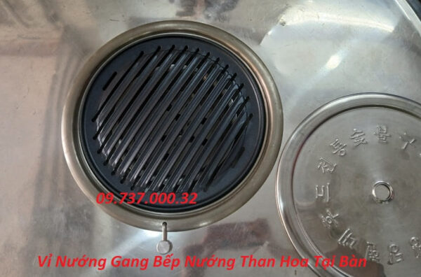 Vỉ gang bếp nướng BBQ, vỉ nướng bằng gang chống dính chất lượng - Ảnh 3