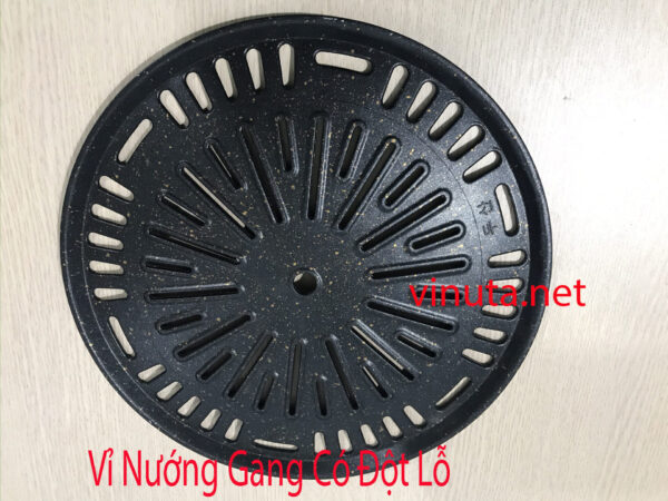 Vỉ nướng Gang chống dính bếp nướng than hoa nhà hàng - Ảnh 7