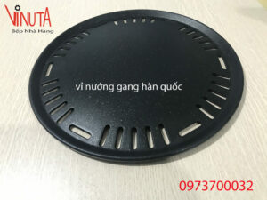 Vỉ gang chống dính bếp nướng than hoa