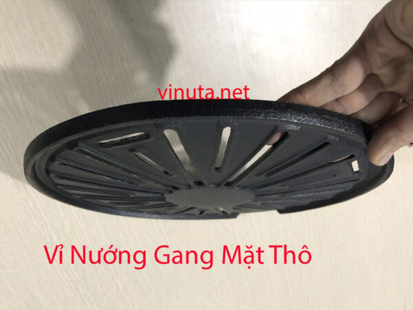 Vỉ Nướng Gang Mặt Thô - Ảnh 7