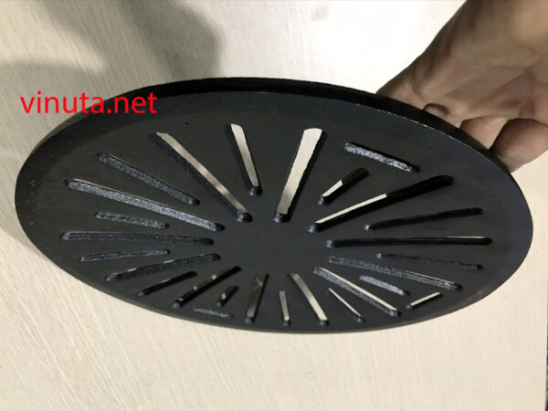 Vỉ Nướng Gang Mặt Thô - Ảnh 3
