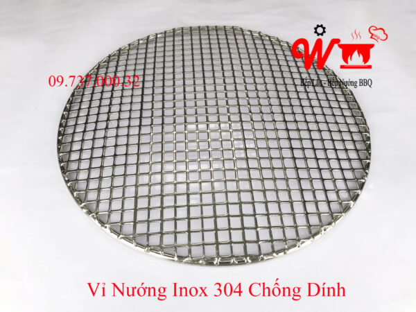Vỉ nướng than bếp nướng, gogi, đĩa, khay, inox 304, gang chống dính - Ảnh 6