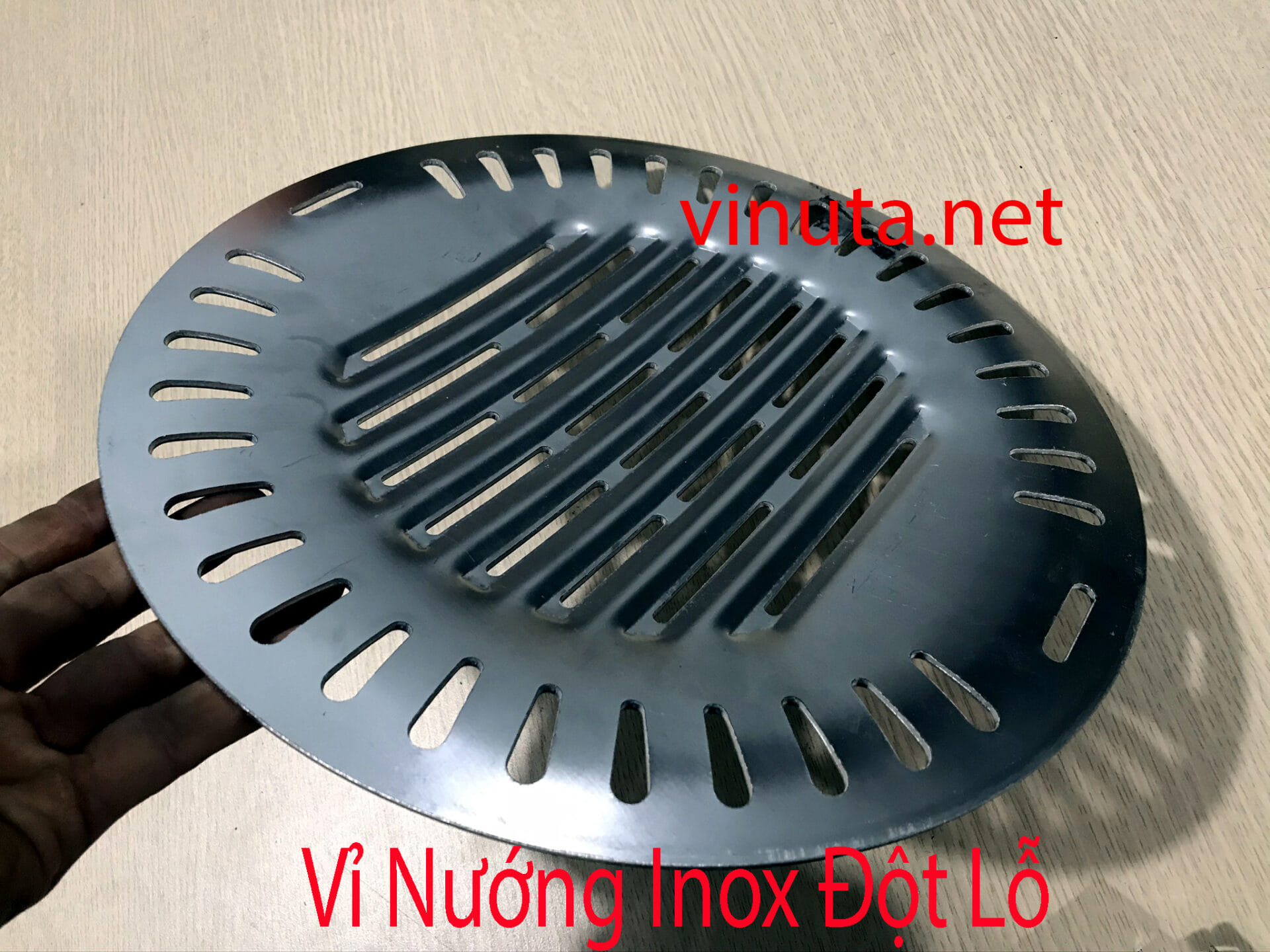 vỉ nướng inox đột lỗ