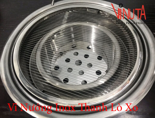 Vỉ Nướng Lò Xo Inox 304 nướng thịt bò dùng cho bếp nướng than hoa BBQ - Ảnh 8