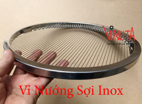 Vỉ Nướng Lò Xo Inox 304 nướng thịt bò dùng cho bếp nướng than hoa BBQ - Ảnh 10