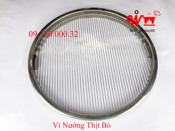 Vỉ nướng than bếp nướng, gogi, đĩa, khay, inox 304, gang chống dính - Ảnh 3