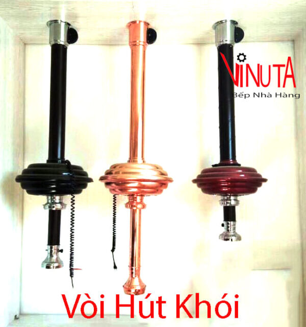 ống hút khói bếp nướng màu đồng kèm trao đèn giá rẻ - Ảnh 9