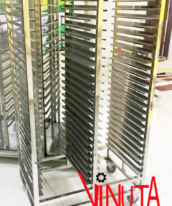 Alternative view of Xe để khay Cơm, Xe đẩy khay Cơm Inox 304