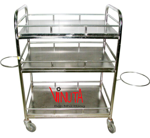 mua Xe Đẩy inox 3 tầng đảm bảo chất lượng, bền, đẹp giá rẻ nhất - Ảnh 8