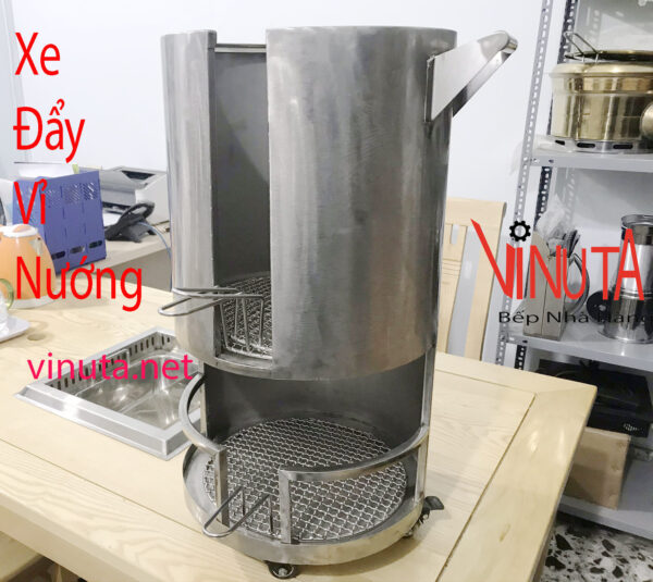 Xe Để Vỉ Bếp Nướng