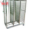 Xe để khay Cơm, Xe đẩy khay Cơm Inox 304