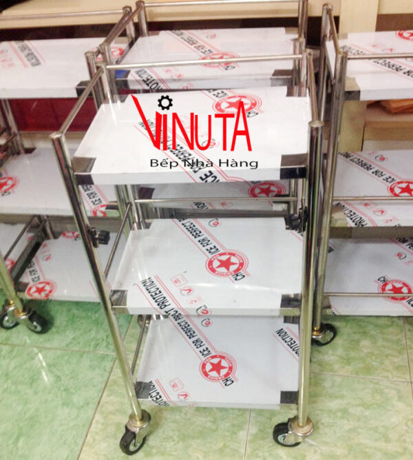 mua Xe Đẩy inox 3 tầng đảm bảo chất lượng, bền, đẹp giá rẻ nhất - Ảnh 13