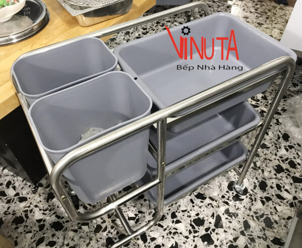 Xe Thu Dọn Bát Đĩa Nhà Hàng đảm bảo, chất lượng, uy tín, giá rẻ - Ảnh 10