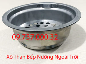 xô than bếp nướng | âu để than bếp nướng ngoài trời, chậu đựng than giá rẻ