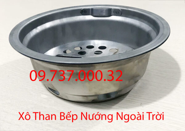 xô than bếp nướng | âu để than bếp nướng ngoài trời, chậu đựng than giá rẻ