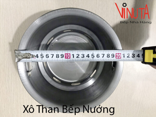 Xô đựng than bếp nướng than hoa âm bàn - Ảnh 3